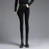 Jeans de Mujer Primavera, Otoño, Invierno 2026 Nuevo Estilo Elásticos de Cintura Alta Ajustados Skinny Tobilleros tipo Lápiz