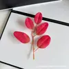 Folhas Simuladas com Cores Ricas, Novas Folhas de Bordo para Fotografia, Adereços de Decoração para Casamentos ao Ar Livre, Artesanato Atacado de Folhas Artificiais