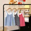 6242# Estilo Coreano Pastoral Cuadros Femenino Cuello con Adorno de Encaje Camisa Holgada Tipo Muñeca Top Camisola Falso de Dos Piezas
