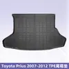 Adecuado para Toyota Prius 2007-2012 Tapete de Piso TPE Material 3D para Todo Clima Tapete de Cajuela