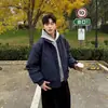 Tendencia de Calle Alta Transfronteriza Chaqueta Corta de Béisbol Ropa Deportiva Casual Color Sólido Moda Versátil Cuello Alto Chaqueta de Pareja