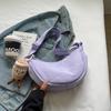 Bolsa tipo Dim Sum Modelo Nuevo 2026 Bolso de Lona de Hombro Único para Mujer Verano Versátil de Nailon Cruzado Pequeño Bolso Cruzado Simple Ligero