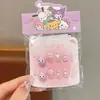 Pegatinas para uñas serie Sanrio pegatinas de uñas exquisitas para niños pegatinas de uñas lindas de Kuromi Melody niños