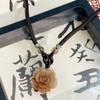 Collar de Camelia para Mujer Lujo Ligero Nicho Cadena para Clavícula de Alta Calidad Nuevo Estilo Chino Cadena para Clavícula No se Desvanece Diseño de Nicho ins