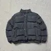 Jaqueta de Algodão Autêntica Corteiz Alcatraz Estilo Hip-Hop com Capuz e Bordado de Letras Estilo Americano Casaco Quente Roupa de Algodão Tendência