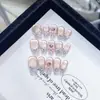Daiyueda Puro Hecho a Mano Uña Portátil Lazo Lolita Estéreo Mariposa Pintada a Mano Ojo de Gato Parche para Uñas