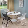 Cadeira Dobrável de Plástico Banqueta Cadeira com Encosto Cadeira para Dormitório Cadeira de Escritório Cadeira para Computador Cadeira de Treinamento Cadeira para Conferência Cadeira de Jantar Metabo