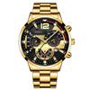 Relojes Populares para Hombre, Relojes para Hombre, Calendario Digital de Moda, Versión Coreana, Reloj de Cuarzo de Acero Inoxidable para Estudiante, Reloj Luminoso para Hombre