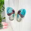 YHJ Accesorios para el Cabello Nuevo Sentido de Alta Gama Pinza de Agarre Mariposa Simulada Pinza de Disco Impresión en Cabello Horquilla Clip de Tiburón Trasero del Cabello Agarre para el Cabello