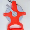 Cinta métrica de fibra 30m50m100m de plástico portátil cinta métrica de PVC estante de cinta métrica de manivela regla