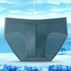 Paquete de 4 Ropa Interior de Malla de Seda de Hielo para Hombre Calzoncillos Verano Fresco Transpirable Shorts Head Factory Venta al por Mayor
