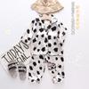 Conjunto de Dos Piezas de Pijama de Primavera y Otoño, Mufu Rui Una Pieza Dropshipping Estilo Coreano de Botones Solos Ropa de Casa Conjunto de Dibujos Animados con Dibujos Animados