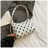Bolsa de axila popular de verano de nicho transfronteriza para mujer, nueva mini bolsa pequeña de lunares 2026, bolsa de hombro tipo tote
