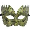 Halloween Nueva Máscara de Media Cara Máscara Misteriosa Retro Mascarada de Alto Sentido Cosplay Romano Samurai