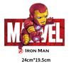 Impresión por transferencia térmica con patrón de Spider-Man, Iron Man americano, de los Vengadores, con tinta blanca, para camisetas, suéteres, parches adhesivos DIY