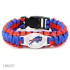 Equipo de Fútbol del Distrito Este Vaqueros Pulsera de Paracord Vaqueros Águilas Gigantes Patriotas Aficionado Pulsera Tejida