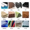 Barra e chapa de PTFE, resistente a altas temperaturas, chapa de Teflon de alta resistência, chapa de PTFE de grau alimentício, chapa de politetrafluoroetileno processada em CNC