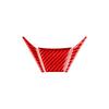 Adecuado para Toyota Camry 12-14, pegatinas decorativas de fibra de carbono para volante, accesorios interiores de modificación de coche.