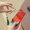 Tijeras para Bolsitas de Té, Tijeras Pequeñas para Cortar Bolsitas de Té, Tijeras Específicamente para Preparar Té, Accesorios Vintage Chinos para la Ceremonia del Té