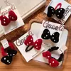 Anillos Rojos para el Cabello de Niños Otoño e Invierno Año Nuevo Niñas Lindo Lazo Polo Pinza BB Pinza Básica Padre-Hijo Accesorios para el Cabello