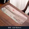 Tapete de Té Impermeable al por Mayor, Mantel de Mesa de Té, Tapete de Mesa de Té, Tapete Seco de Terciopelo de Piel de Ciervo, Accesorios para Ceremonia del Té, Caminero de Mesa Estilo Chino, Estilo Zen