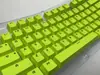 Teclas PBT com Moldagem Colorida Dupla Cor Não Transparente, Compatível com 61, 64, 68, 75, 82, 87, 104