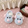 Pantufas de Pelúcia Super Fofas de Rato com Solado Grosso para Mulheres 2026 Outono/Inverno Novidade para Casa Casuais Preguiçosas de Calçar Meias Pantufas Peludas
