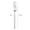 Juego de cuchillo, tenedor y cuchara de cintura para hombre pequeño de cuatro piezas Cuchillo y tenedor para carne transfronterizos Juego de vajilla occidental brillante Cuchillo, tenedor y cuchara de acero inoxidable de estilo europeo