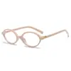 Nuevos de Moda Estilo Coreano Retro Versátiles Lisos Armazones para Gafas de Mujer Nerd Ovalados Moda Gafas Sin Graduación