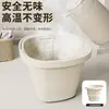 Balde de água dobrável, grande capacidade, adequado para uso doméstico, dormitórios estudantis, uso no carro, pesca ao ar livre, viagens e banho de pés portátil.