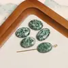 Contas de Pedra Natural Irregular Geométricas Formato Oval Quadrado Redondo com Furo Vertical para Brincos Pulseira Acessórios
