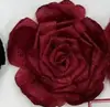 Nuevo hilo de seda flor multicapa borde quemado tela malla flor hilo flor diy hecho a mano todo a juego pasador accesorios para el cabello accesorios para la ropa venta al por mayor
