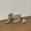 Primer Encuentro Ji Estilo Coreano Botas Delgadas de Cuero con Hebilla de Caña Alta para Mujer 2026 Otoño Nuevo Estilo Elegantes Versátiles Botas Fruncidas de Tacón Fino para Mujer