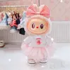 Accesorios de Ropa Labubu de Primera, Segunda y Tercera Generación, Ropa para Muñecos Labubu, Accesorios Navideños y de Halloween del Pequeño Demonio de la Noche Oscura