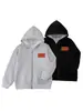 Sudadera con capucha nueva para niños 2026, estilo primavera y otoño, para niños mayores, con bloques de color, colores contrastantes y estampado de letras, ropa casual