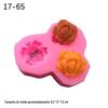 Molde de silicone líquido de açúcar com joias de flor de florete multiestilo DIY chocolate caminho seco molde ferramentas de panificação