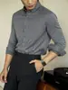 [Serie de Negocios Urbanos] Camisa de Manga Larga Rayada 3.0 Teñida en Hilo Libre de Hierro para Hombre Primavera 2025 Camisa para el Trabajo