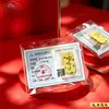 Pegatinas para Teléfono de Oro Puro 999, Láminas de Oro para Hacerse Rico de Princesa, Imanes de Refrigerador de Fortuna, Tarjetas de Oro de Tesoro, Regalos al por Mayor