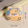 Acessórios fofos de desenho animado: broche, chaveiro, boneco de cachorro e ovelha de pelúcia, pingente de bolsa, produto semiacabado DIY