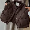 Ropa infantil coreana, chalecos de otoño e invierno para niños y niñas, acolchados y cálidos, chalecos exteriores elegantes y sencillos para bebés