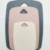 Tábua de Corte de Plástico PP de Fábrica em Estoque, Tábua de Corte de Frutas Dupla Face, Mini Tábua de Corte para Comida de Bebê, Formato Quadrado