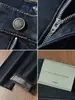 Jeans Rectos para Hombre de Otoño e Invierno Gruesos de Calidad Contrarreloj, Suaves y Cómodos de Cintura Media-Alta, Casuales, Versátiles, de Negocios