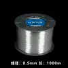 Cordón Elástico Transparente Redondo Coreano para Manualidades con Cuentas Hilo Elástico de Cristal Hilo Elástico Resistente al Desgaste Hilo de Cristal