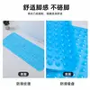 Alfombrilla antideslizante para baño, alfombrilla de ventosa de PVC para bañera de baño, masaje de pies, diseño hueco para drenaje, previene caídas