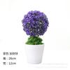 Simulação Bonsai Flor Falsa de Plástico Decoração Planta Vaso Interior Mobiliário Doméstico Decoração de Mesa Árvore da Fortuna Sakura Bola de Neve Enfeites
