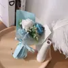 Presente de dia do professor: Buquê de Três Pequenas Flores de Sabão, Buquê de Flores Eternas, Flores Artificiais para Professores, Atacado