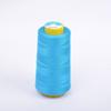 Hilo de Coser Liuqing Colorido Número 402 3000 Yardas Azul Hilo de Coser Colorido de Alta Velocidad Fábrica de Ropa Overlock 402 Rollo Grande