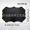 Colgante de Madera DIY Pizarra Hecha a Mano Cartel para Puerta Decoración de Madera Corte Láser Grabado Forma de Imagen Set Gratis de Virutas de Madera