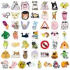 Nuevo set transfronterizo de 50 piezas de pegatinas divertidas, humorísticas y creativas para decorar botellas de agua, equipaje, tabletas y teléfonos, impermeables