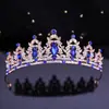 Coroa infantil para apresentação de aniversário, vestido adulto, coroa de princesa, acessórios de cabelo com strass de cristal amazônico, adorno de cabeça